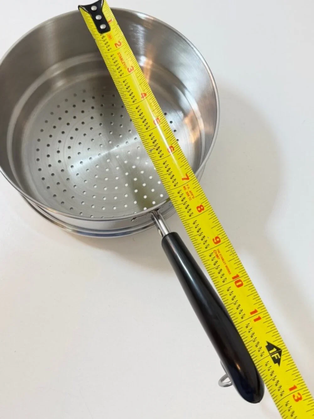 Vintage Revere Ware 7 in Steamer / Strainer Insert for 2 & 3 Qt Saucepans EUC